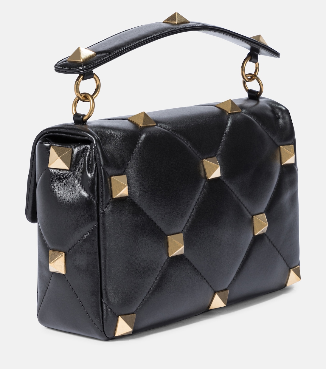 Sac Roman Stud Large en cuir | Valentino Garavani
