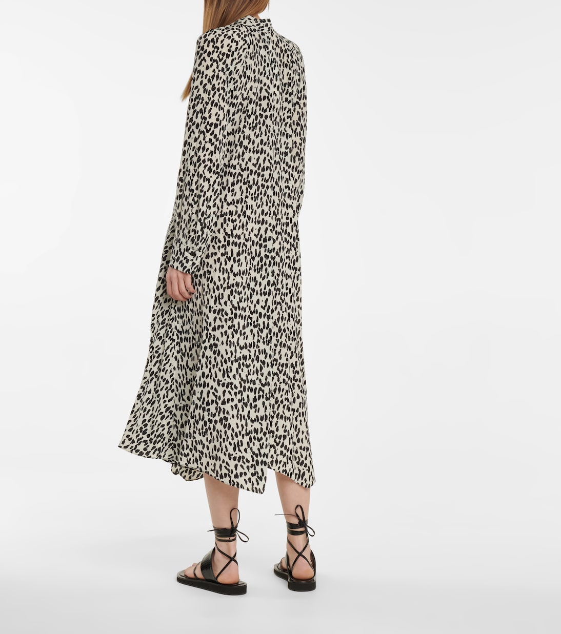 Bedrucktes Midikleid Wild Moment aus Seide | Dorothee Schumacher