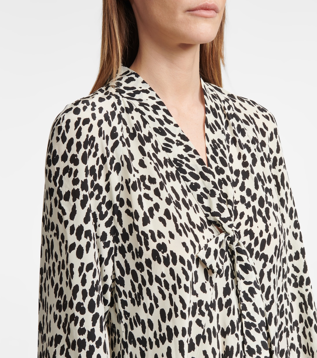Bedrucktes Midikleid Wild Moment aus Seide | Dorothee Schumacher