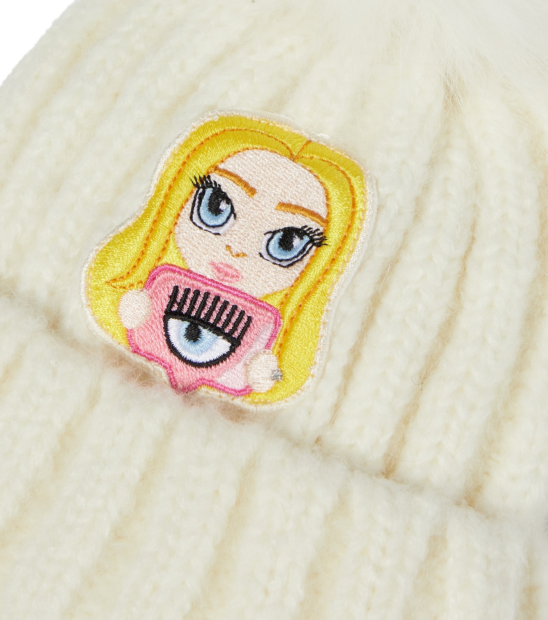 x Chiara Ferragni Mascotte wool-blend beanie | Monnalisa