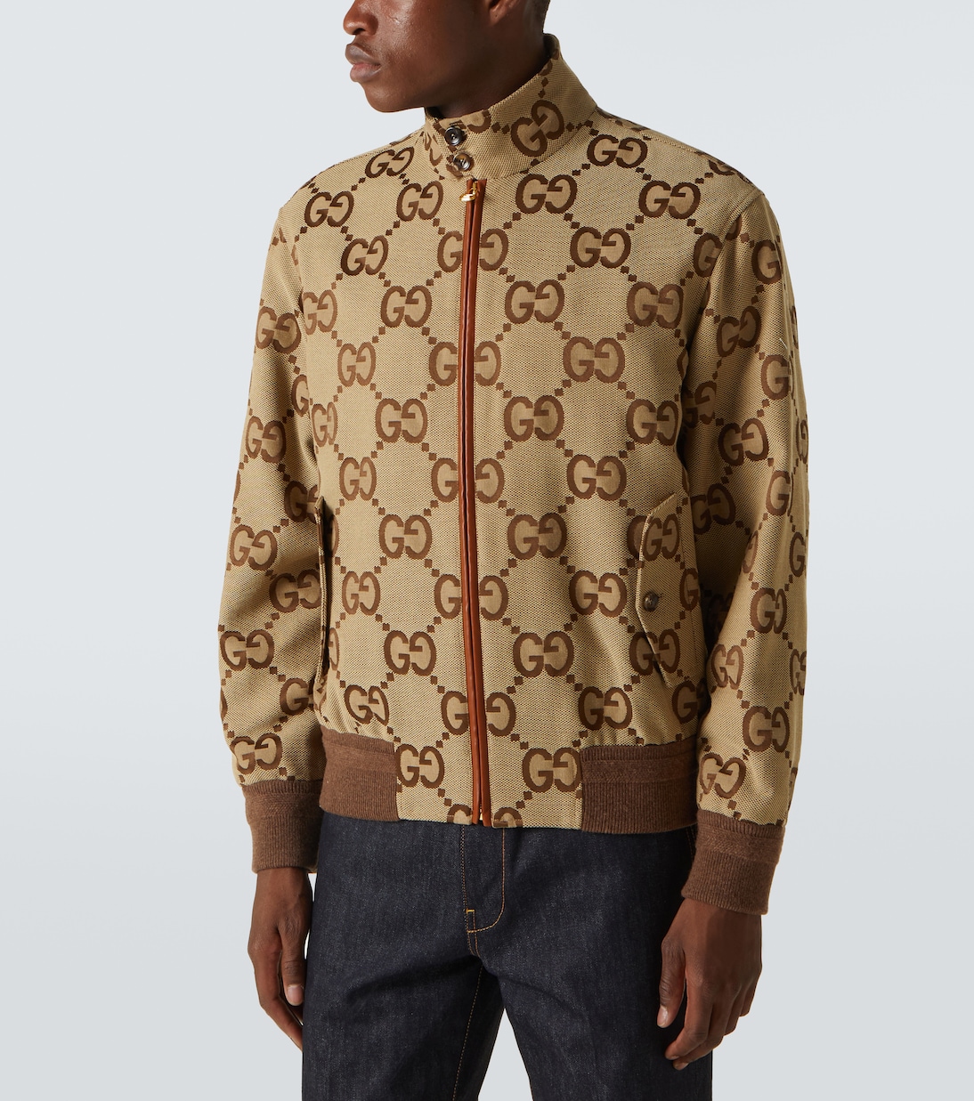Jumbo GG canvas jacket | Gucci