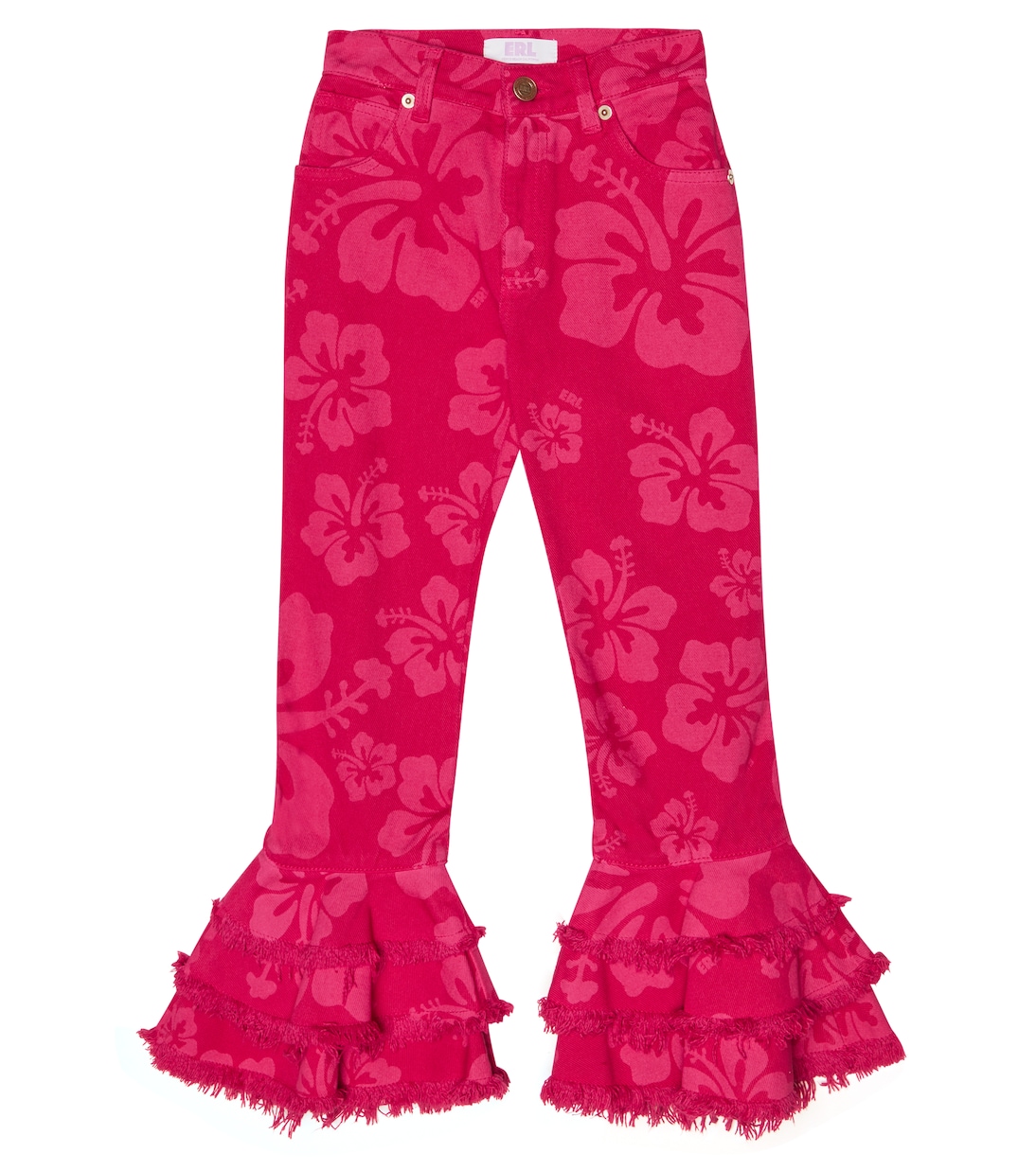Floral flared jeans | ERL Kids