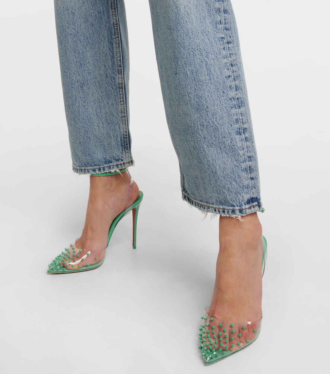 Pumps Spikoo 100 in PVC e vernice | Christian Louboutin