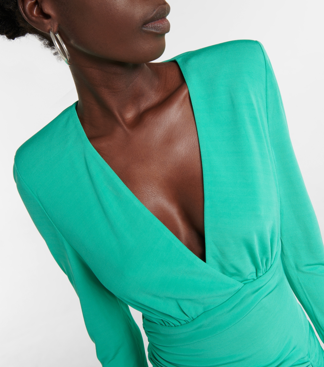 Riccardo draped jersey minidress | Rebecca Vallance