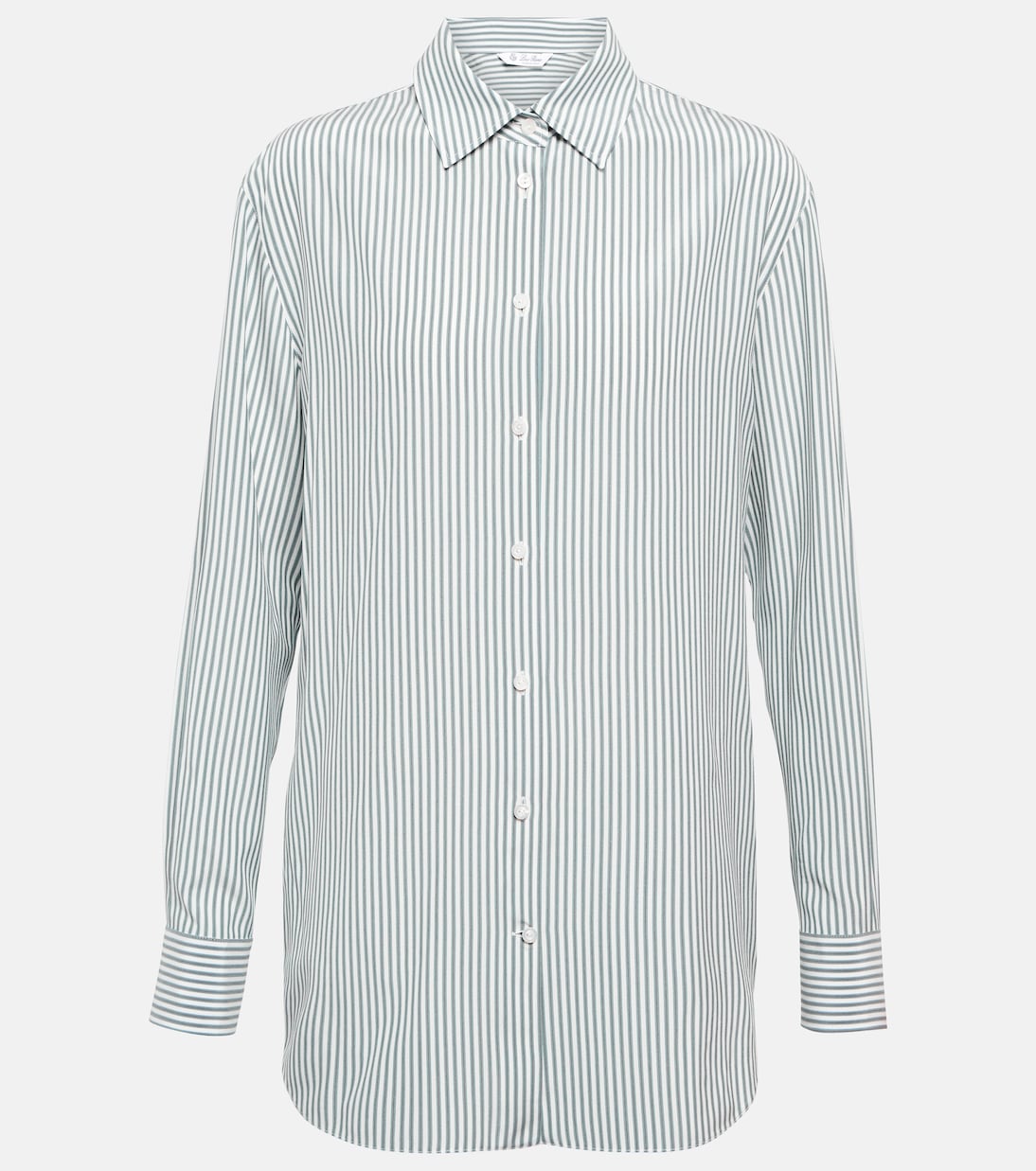 Camicia in Seta Rigata Loro Piana Idelle per Giovani Stilisti