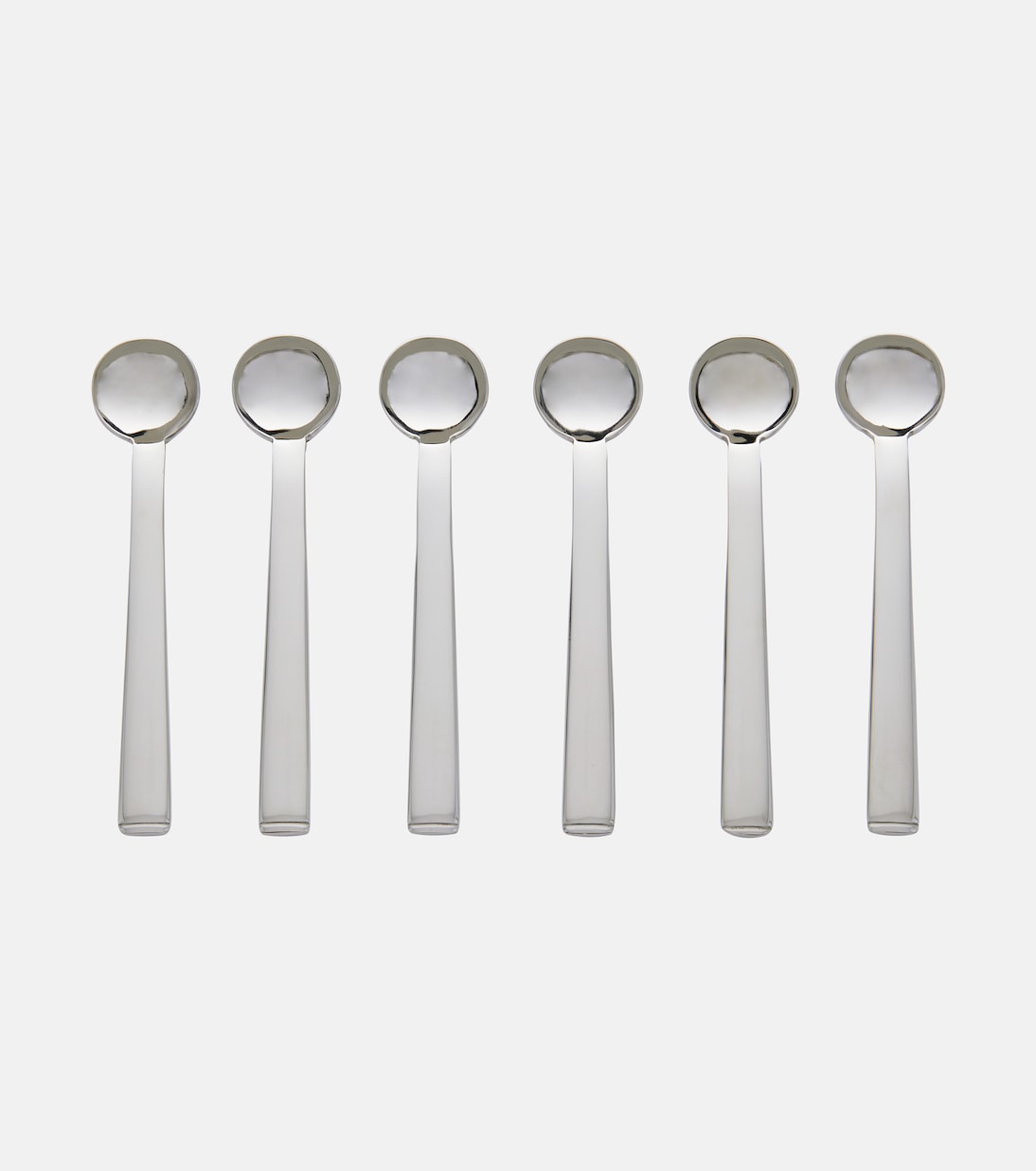 Rundes Modell set of 6 mocha spoons | Alessi