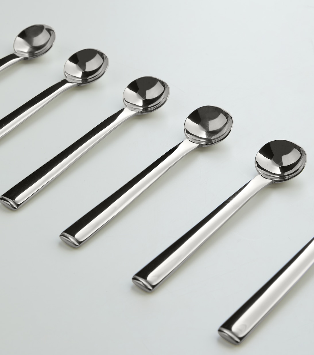Rundes Modell set of 6 mocha spoons | Alessi
