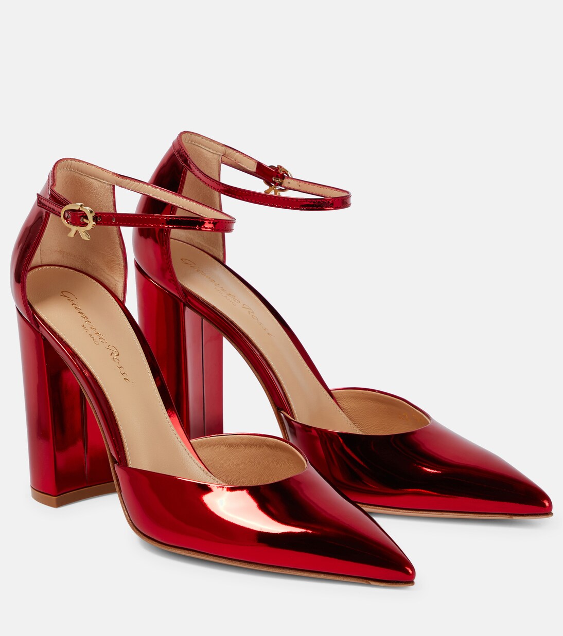 Pumps Piper 100 aus Metallic-Leder | Gianvito Rossi