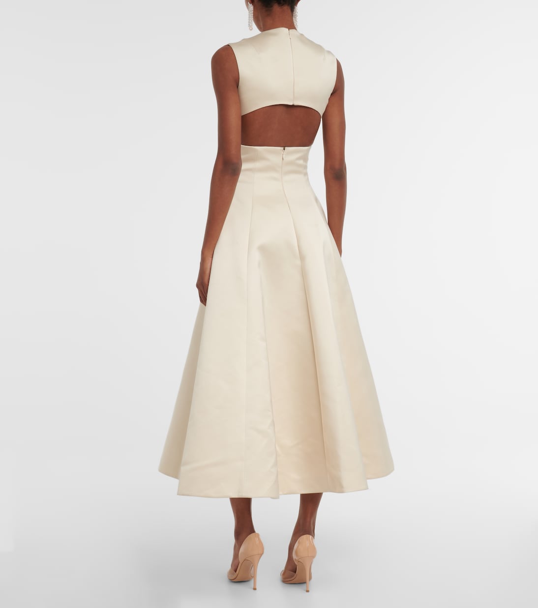 Satin midi dress | Emilia Wickstead