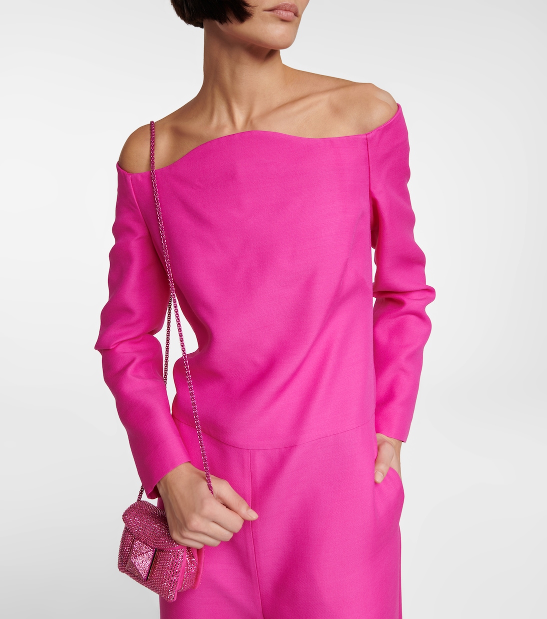 Jumpsuit aus Crêpe Couture | Valentino