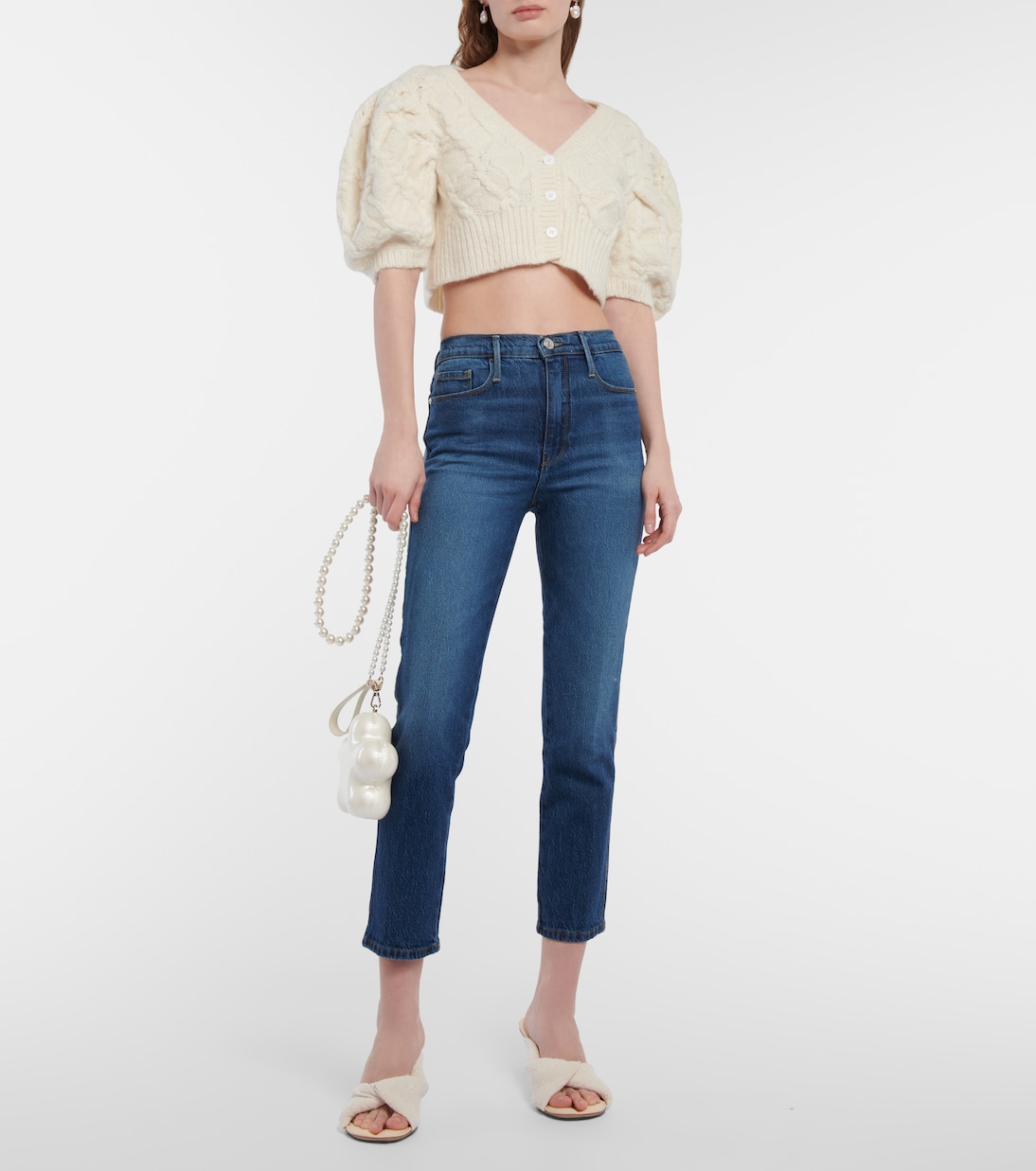 Jeans rectos Le Sylvie cropped | Frame