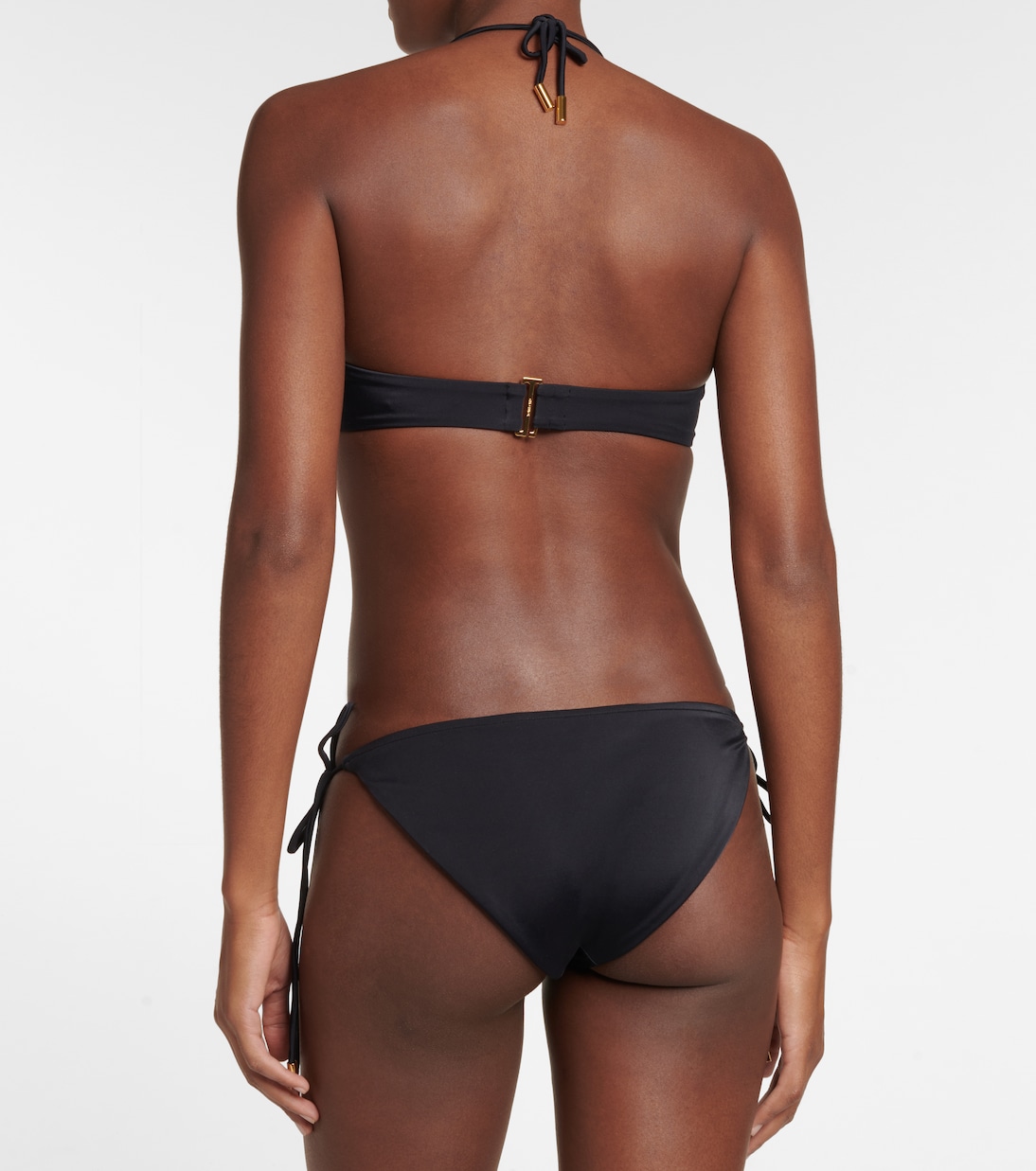 Bikini con ruches e logo | Tom Ford