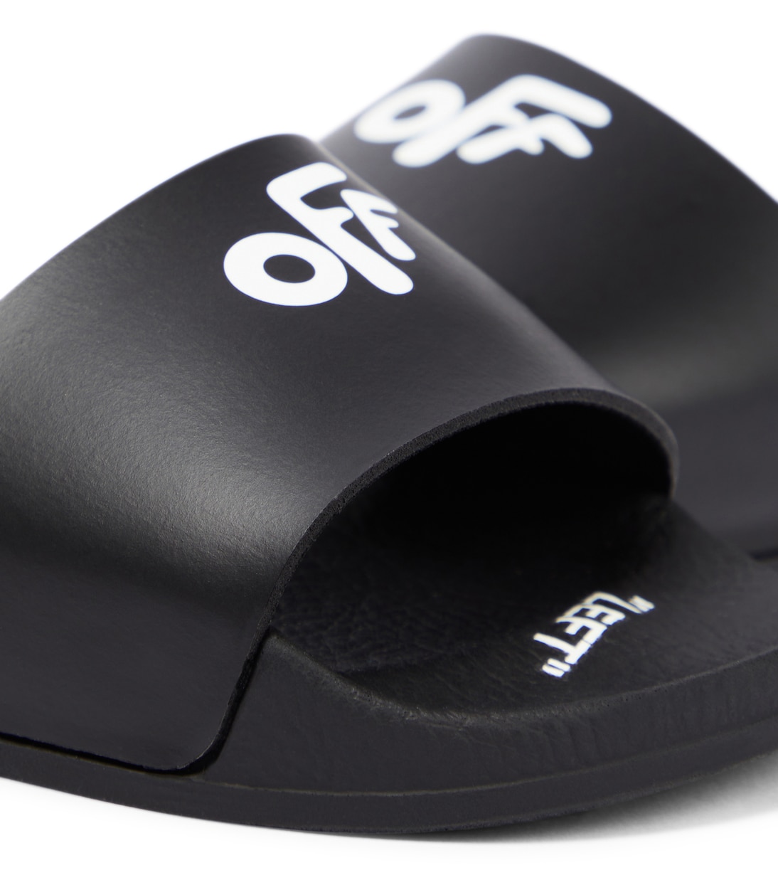 Logo rubber slides | Off-White Kids