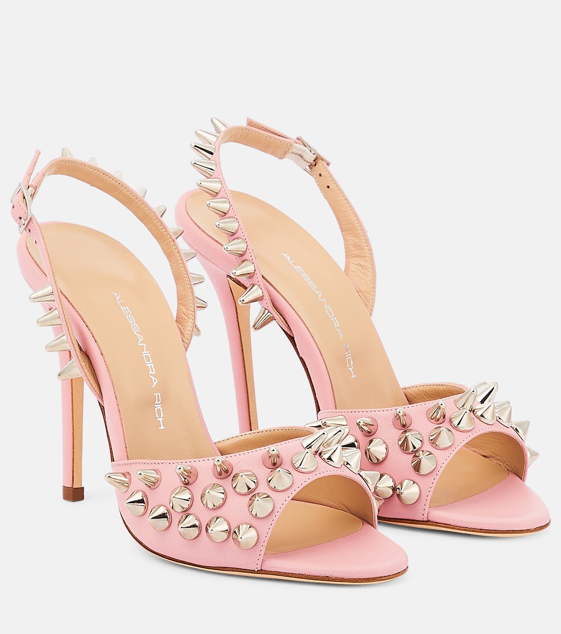 Verzierte Sandalen aus Leder | Alessandra Rich