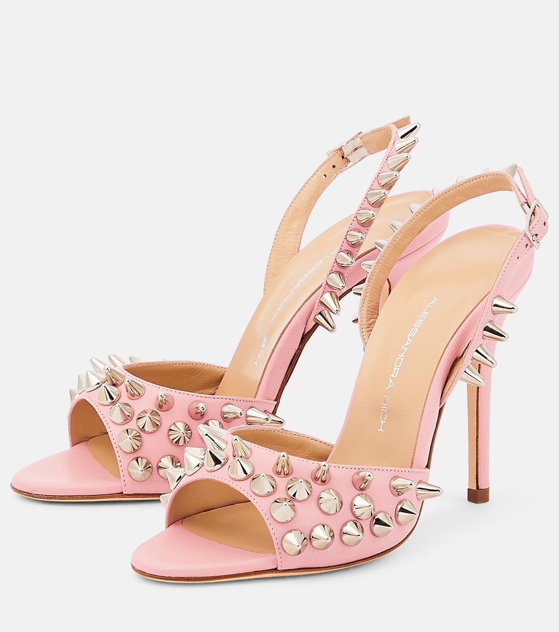 Verzierte Sandalen aus Leder | Alessandra Rich