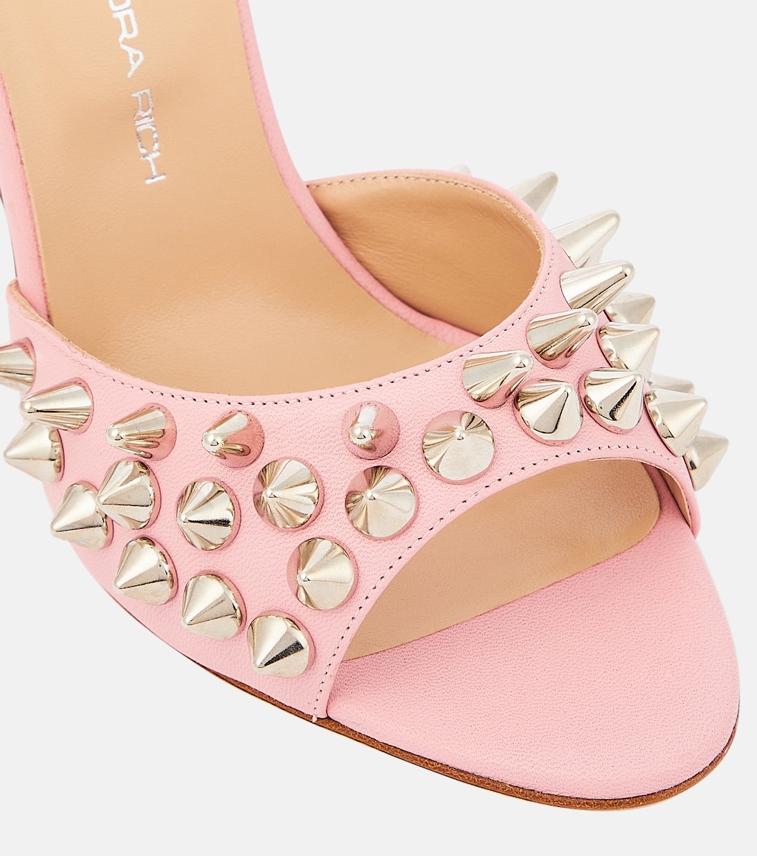 Verzierte Sandalen aus Leder | Alessandra Rich