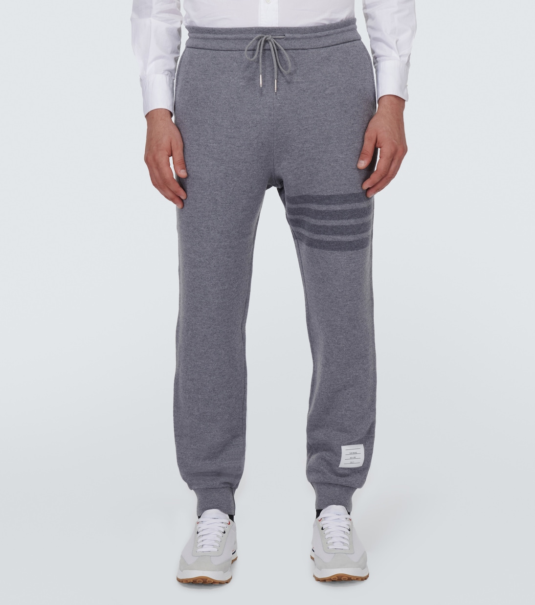 4-Bar wool-blend sweatpants | Thom Browne