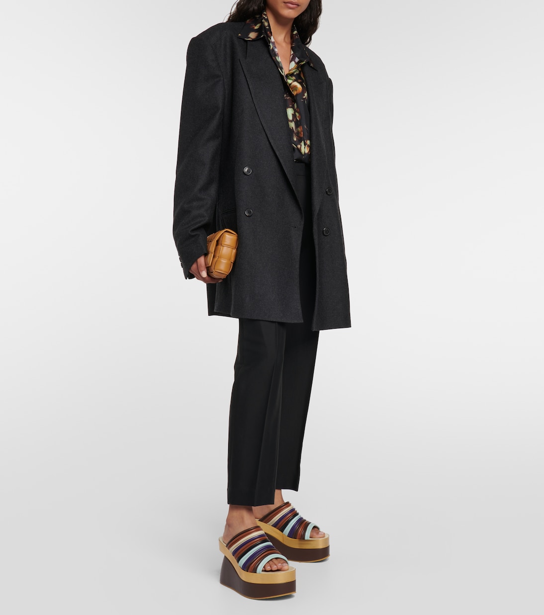 Leather wedge mules | Dries Van Noten