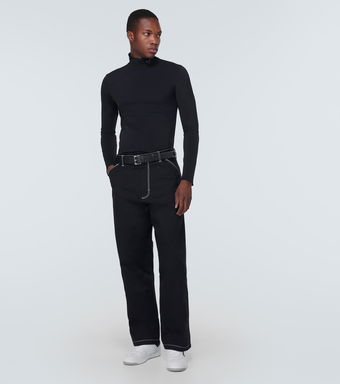 Sneakers Downtown aus Re-Nylon und Leder | Prada