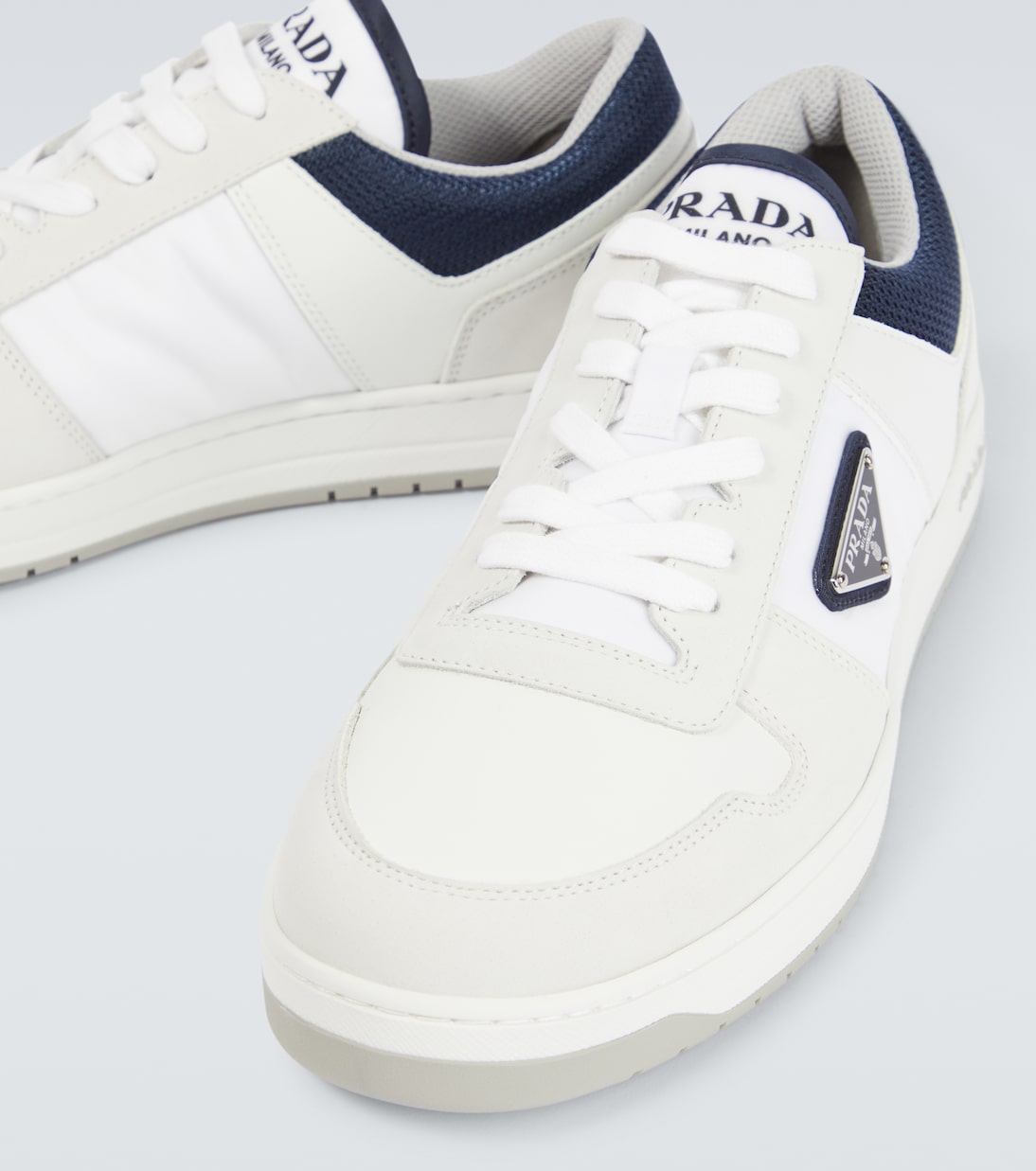 Sneakers Downtown aus Re-Nylon und Leder | Prada