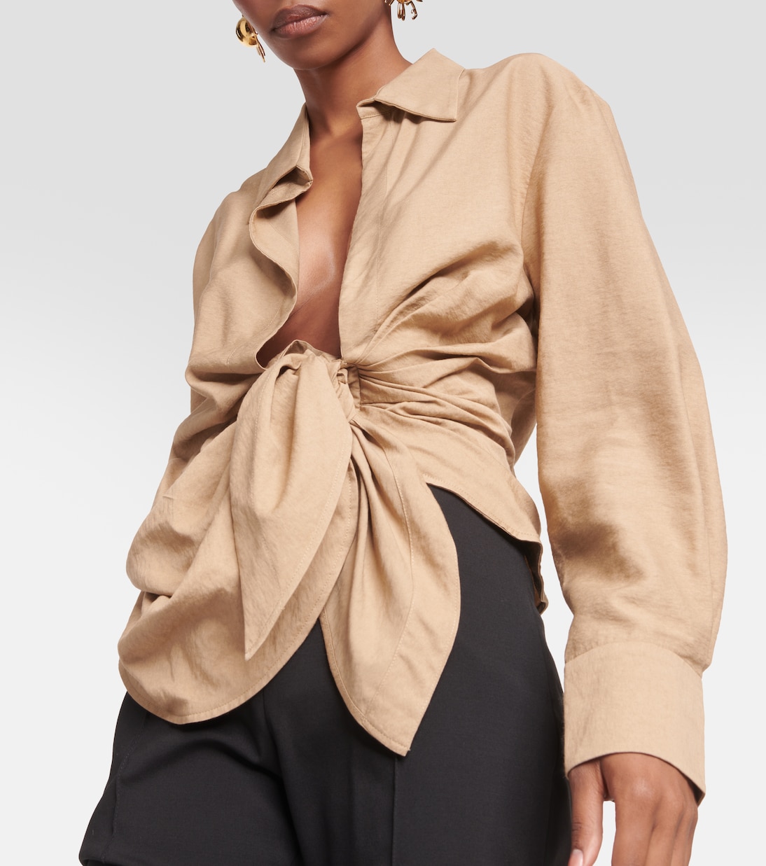 Camicia La Chemise Bahia con fiocco | Jacquemus