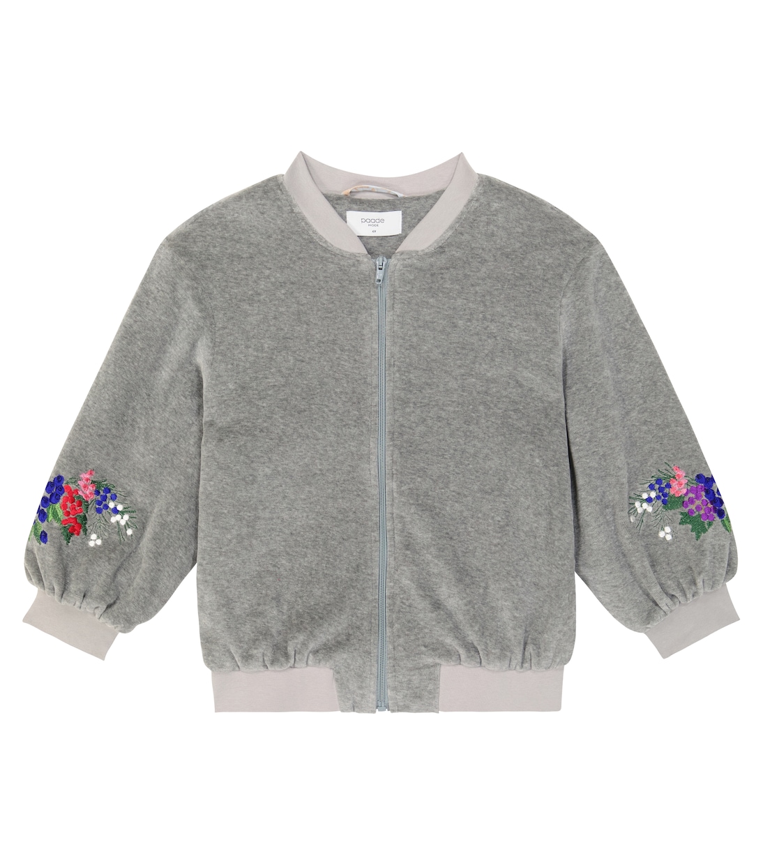 Bestickte Bomberjacke aus Samt | Paade Mode