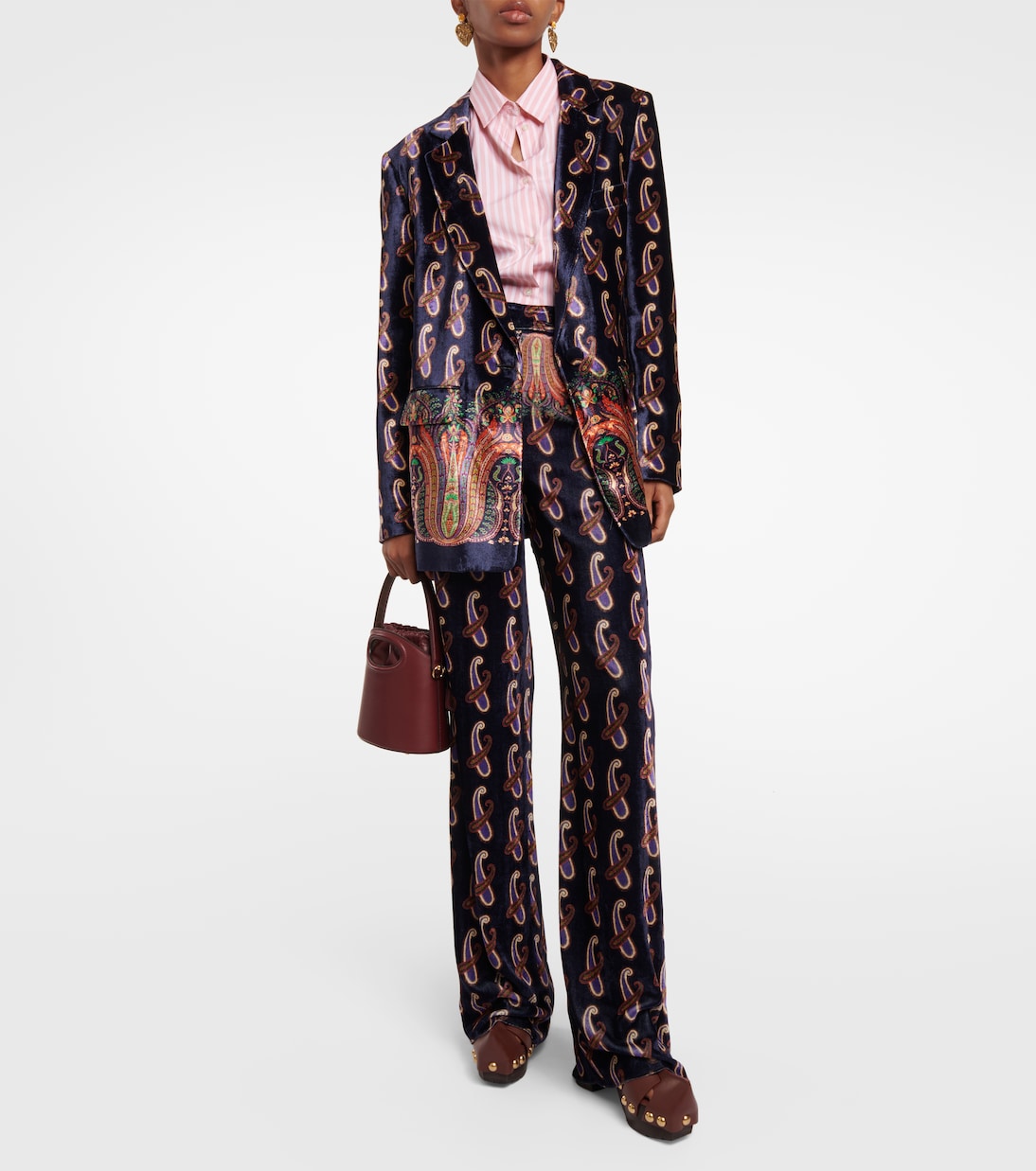 Blazer en velours à motif cachemire | Etro
