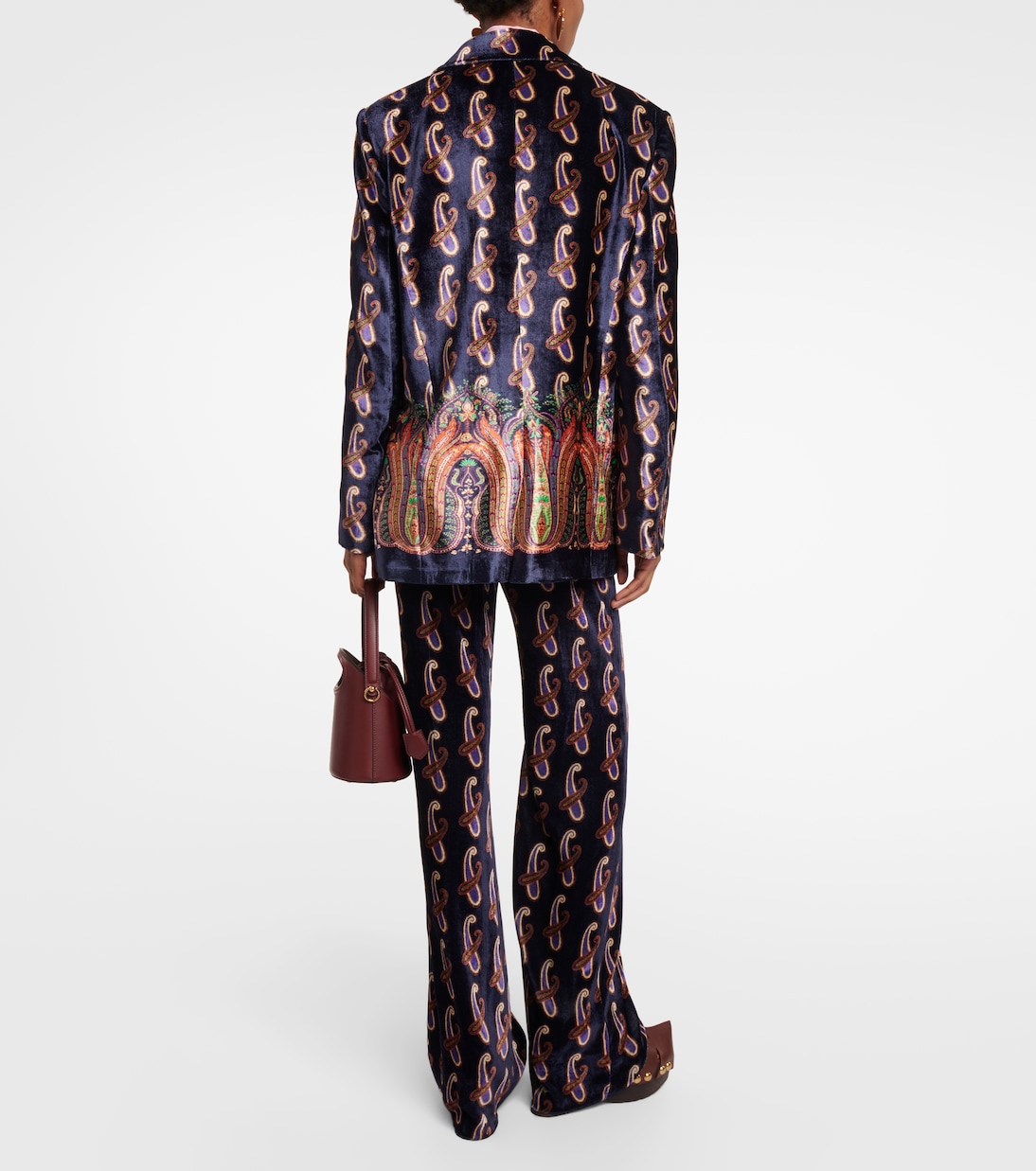 Blazer en velours à motif cachemire | Etro