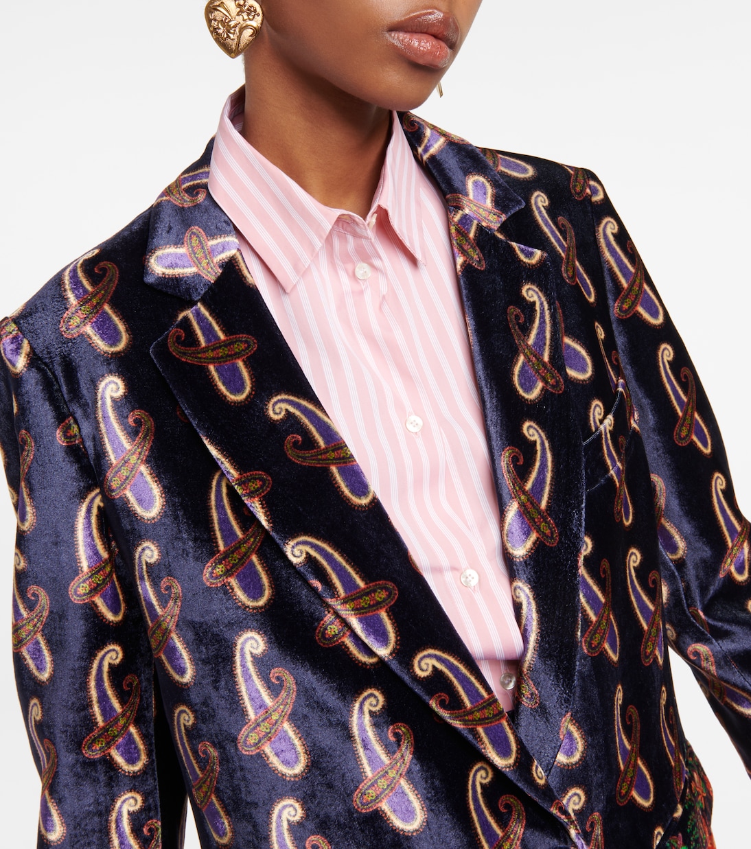 Blazer en velours à motif cachemire | Etro