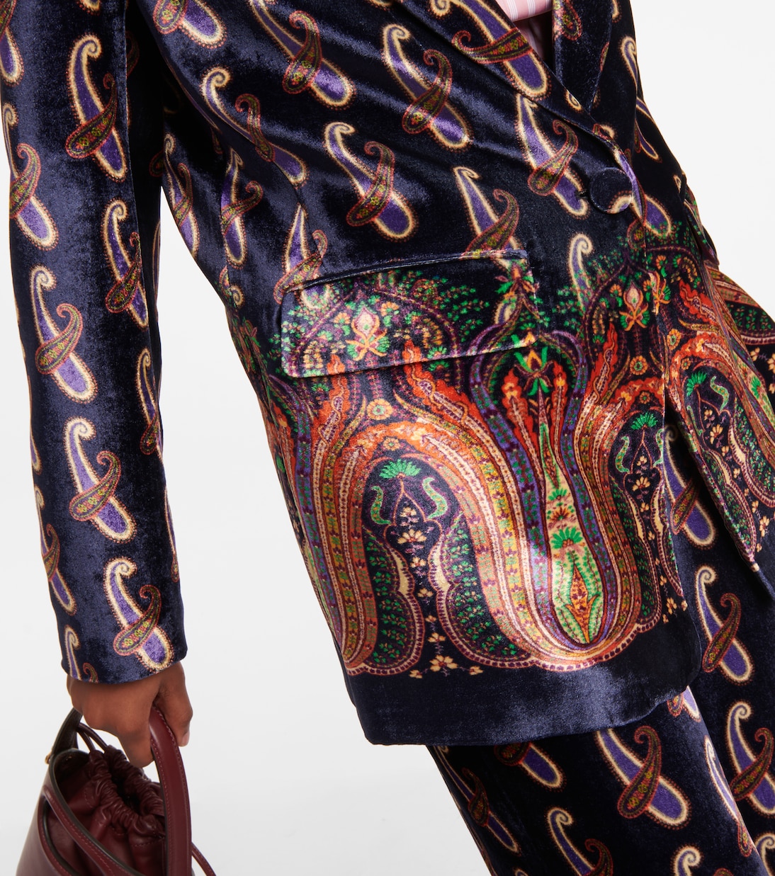 Blazer en velours à motif cachemire | Etro