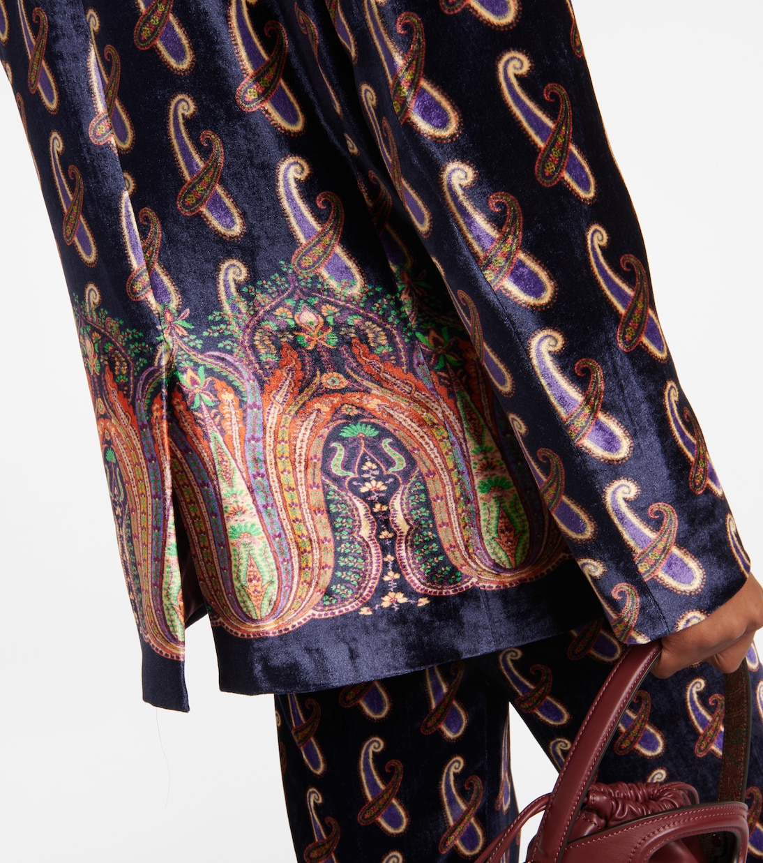 Blazer en velours à motif cachemire | Etro