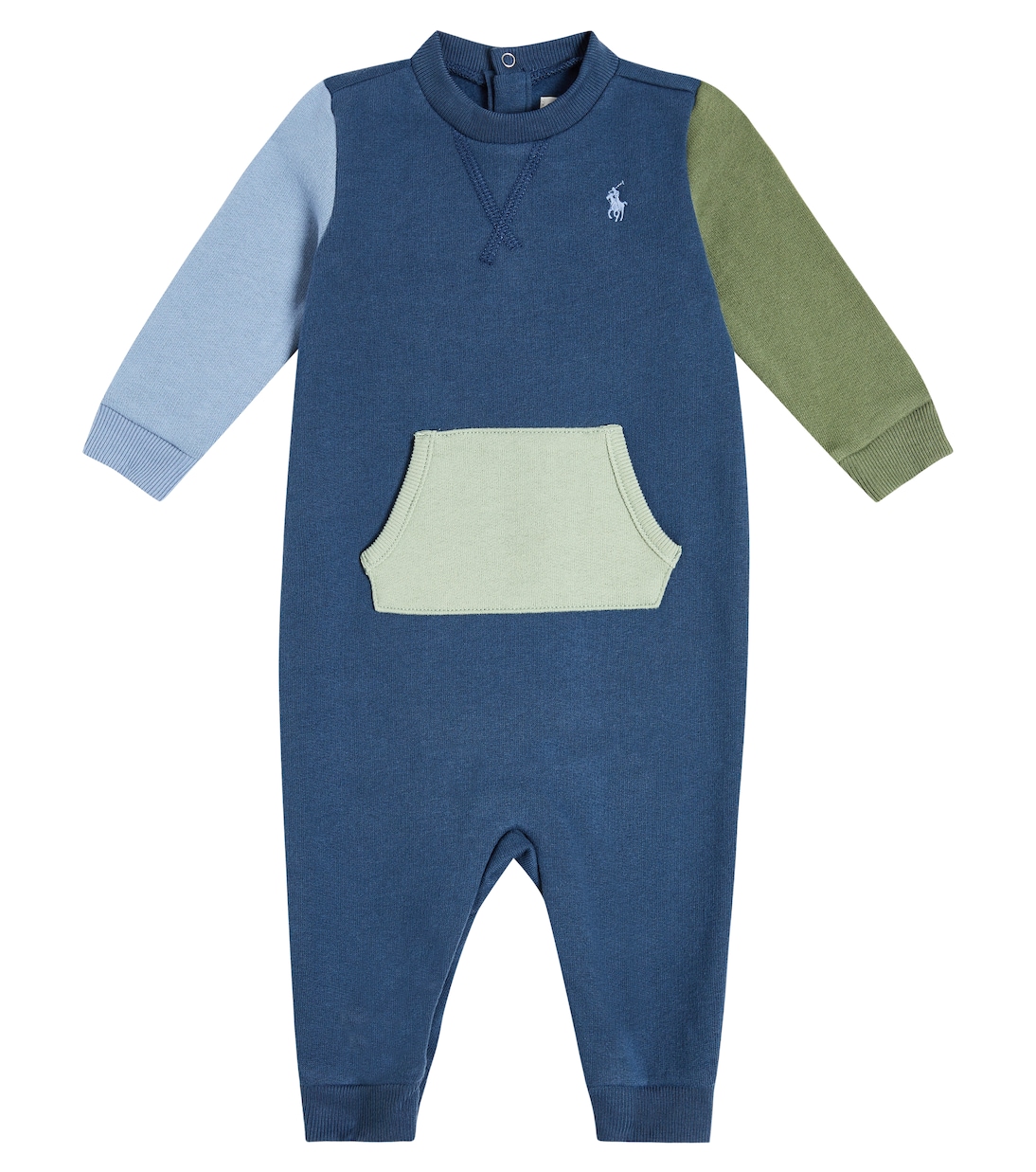 Baby cotton-blend fleece onesie | Polo Ralph Lauren Kids