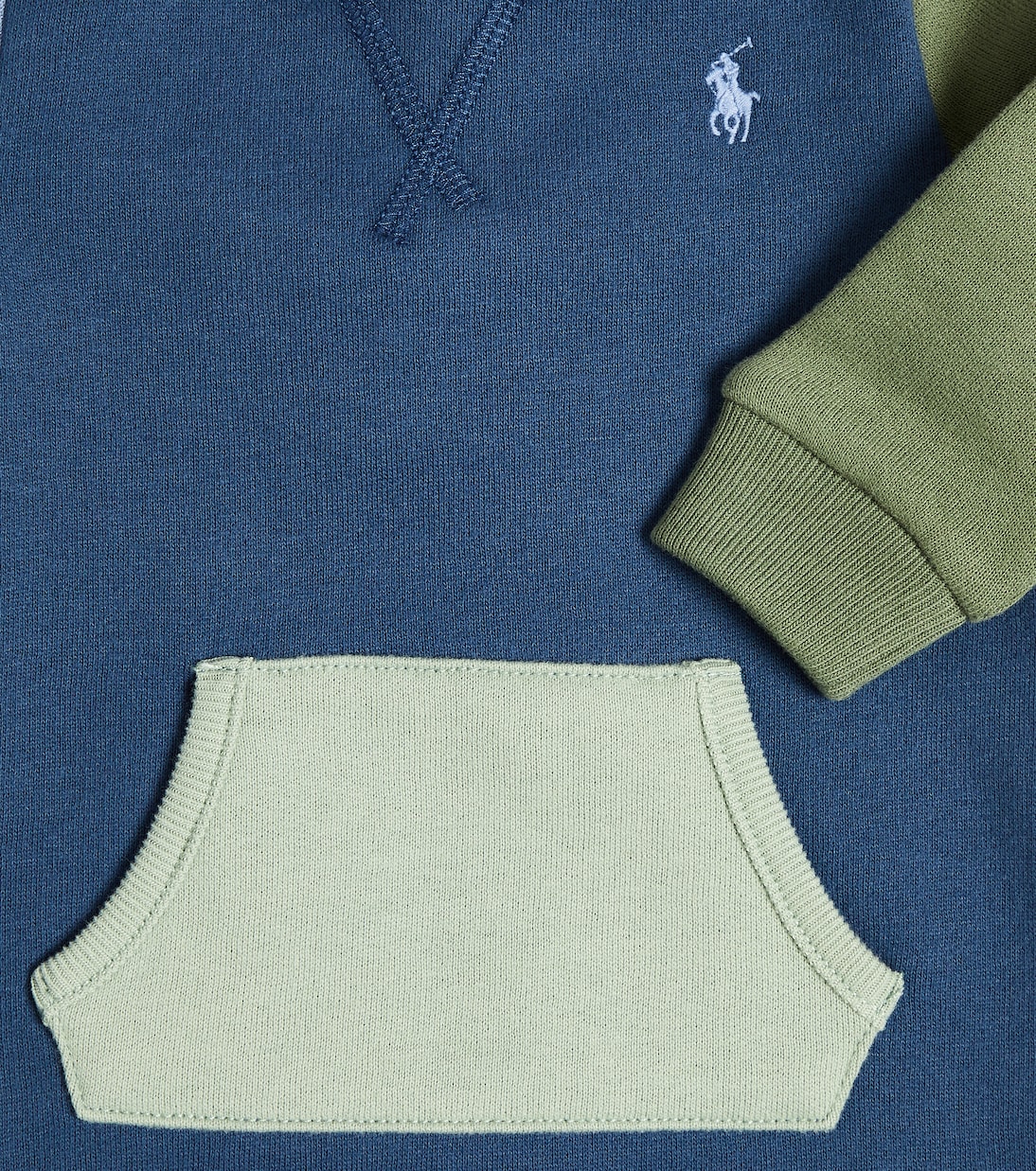 Baby cotton-blend fleece onesie | Polo Ralph Lauren Kids