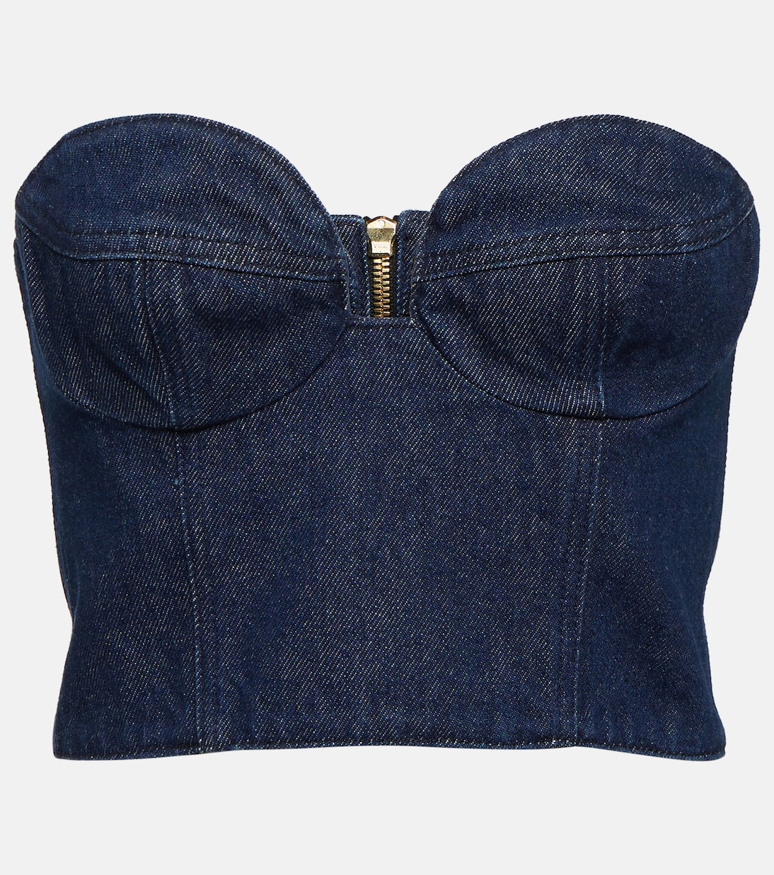 Bustier-Top aus Denim | Magda Butrym