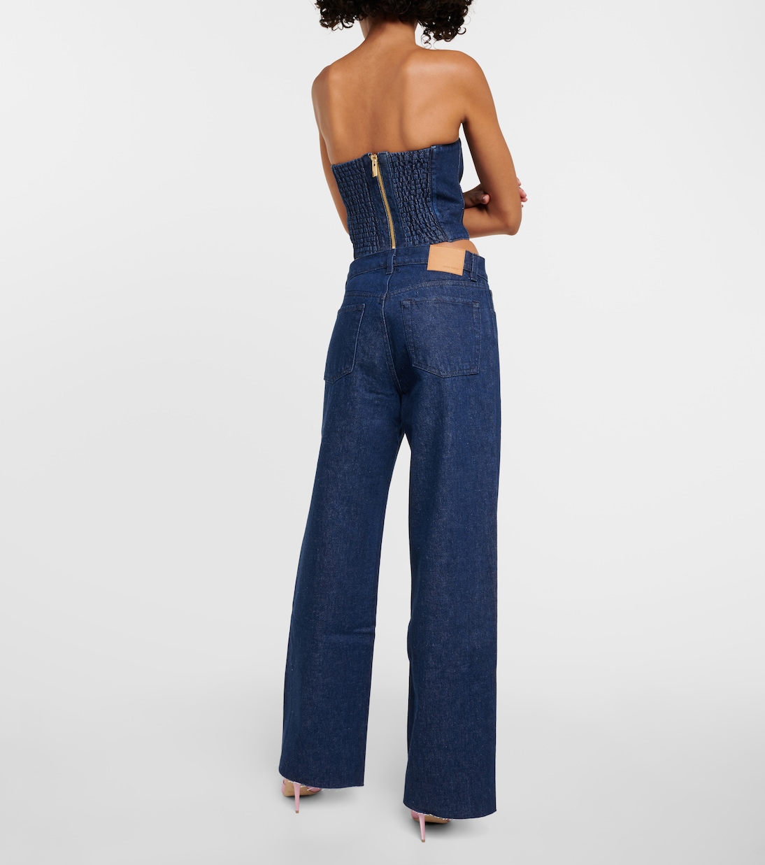 Bustier-Top aus Denim | Magda Butrym