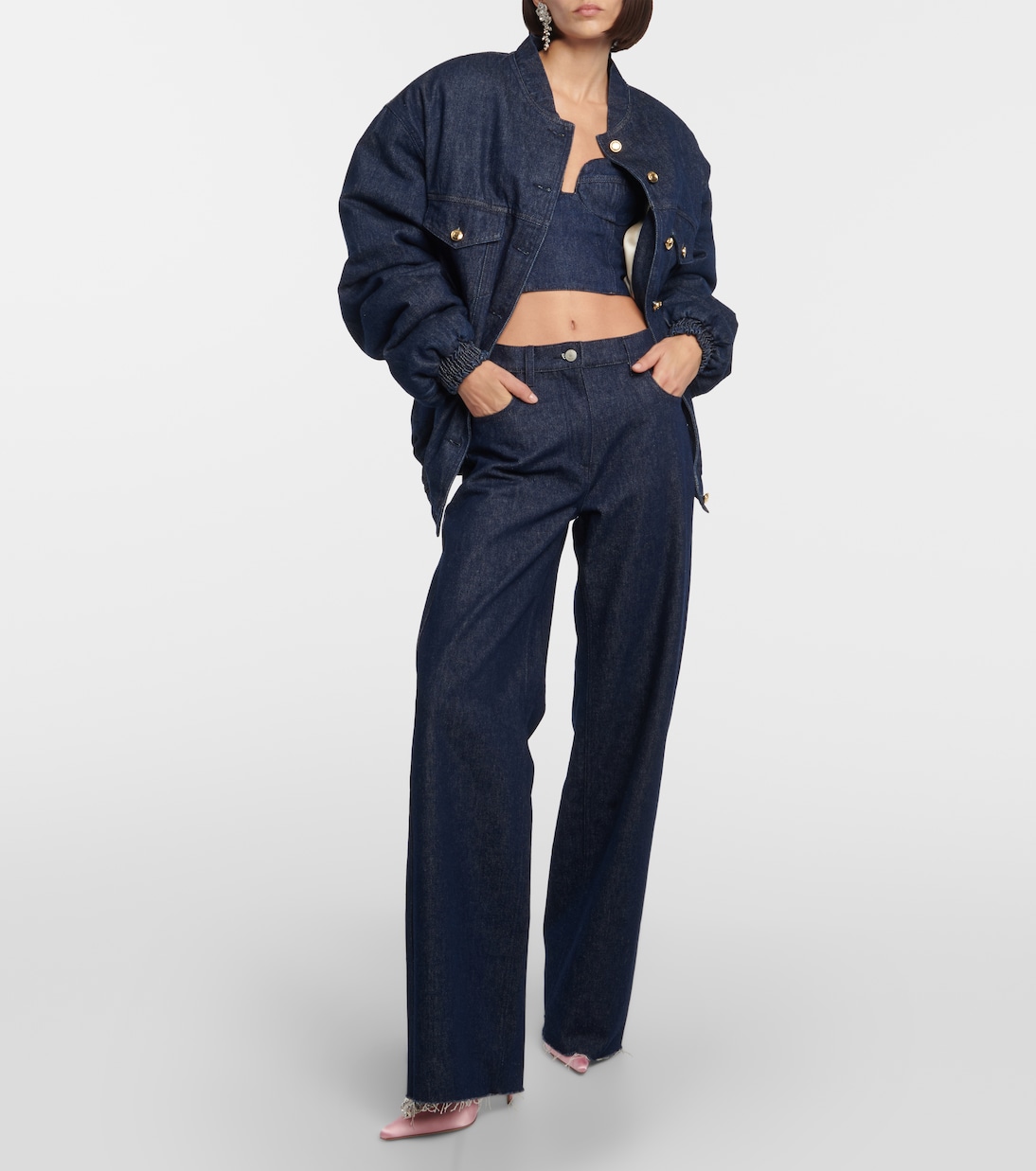 Jeans rectos de tiro alto | Magda Butrym