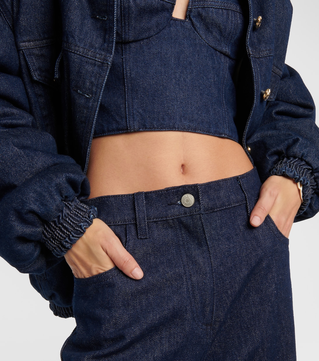 Jeans rectos de tiro alto | Magda Butrym