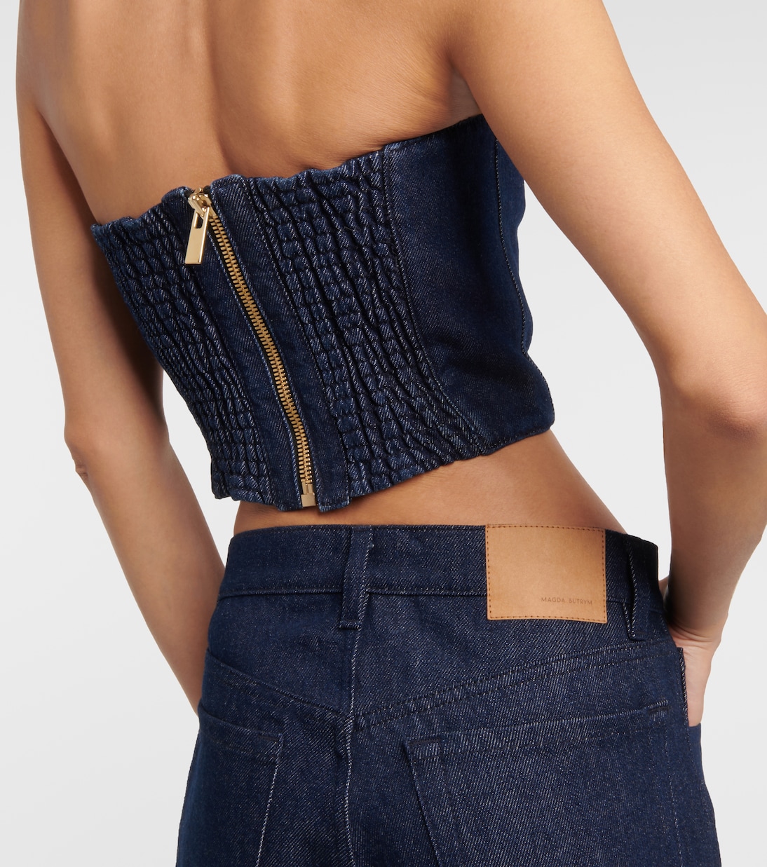 Jeans rectos de tiro alto | Magda Butrym