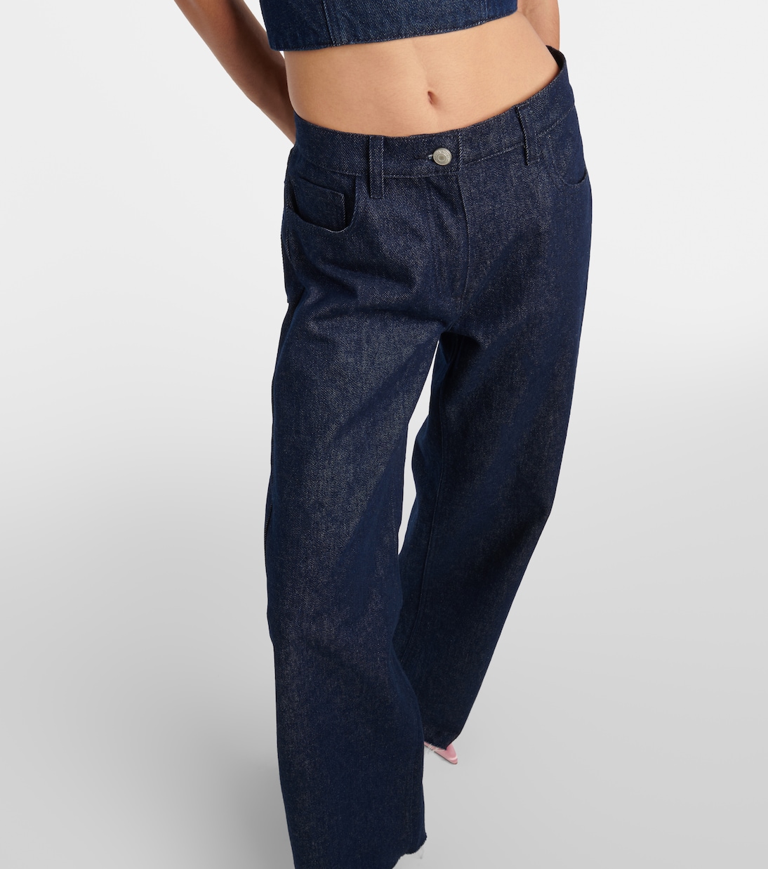 Jeans rectos de tiro alto | Magda Butrym