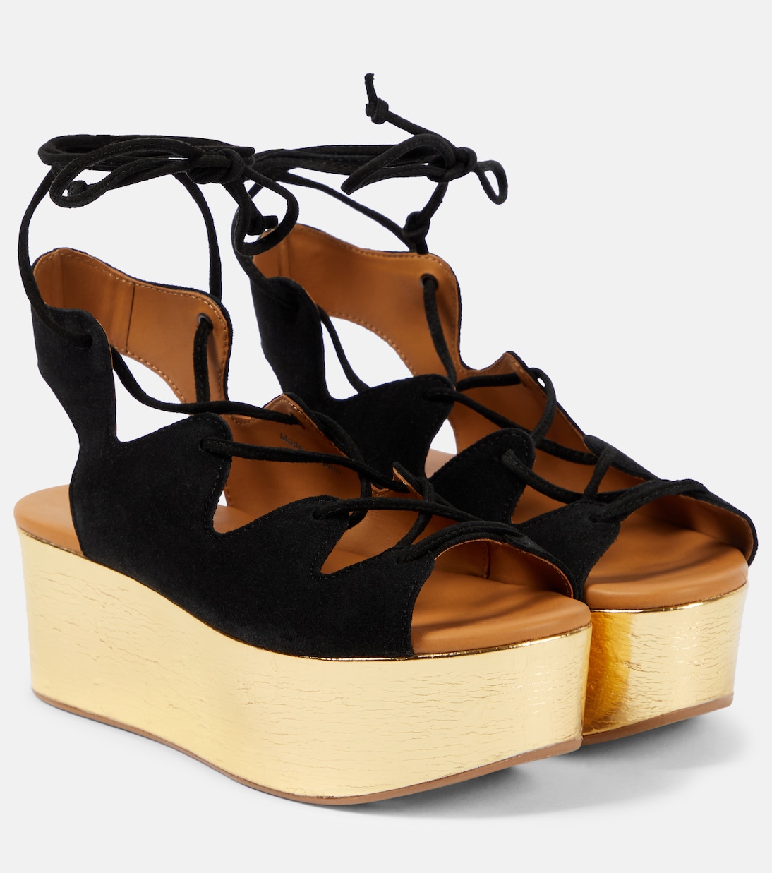 Plateausandalen Liana 70 aus Veloursleder | See By Chloé
