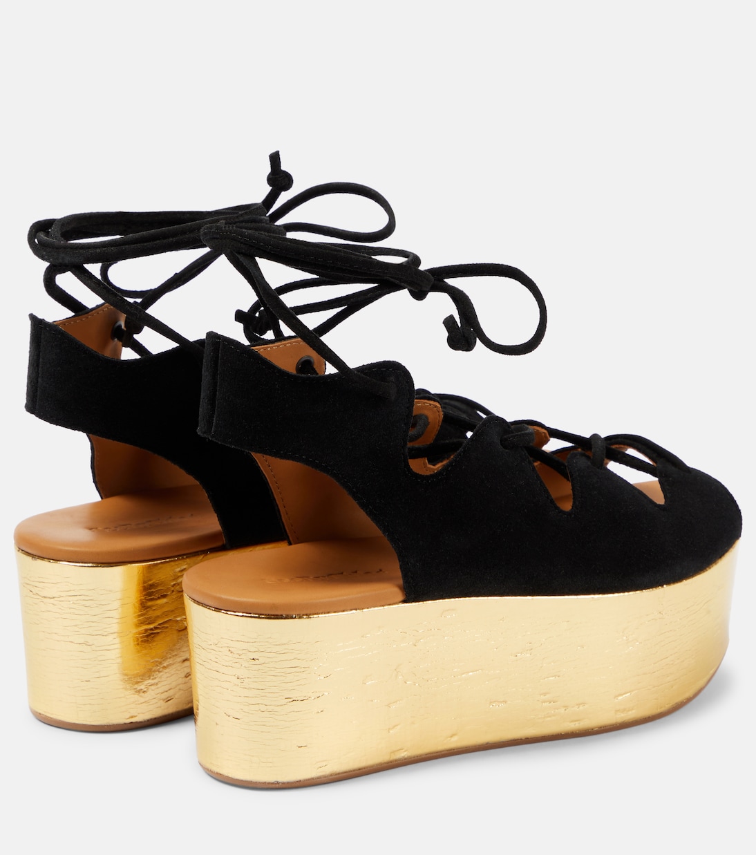 Plateausandalen Liana 70 aus Veloursleder | See By Chloé