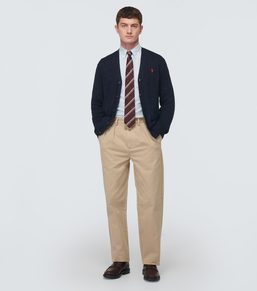 Camisa oxford de algodón a rayas | Polo Ralph Lauren