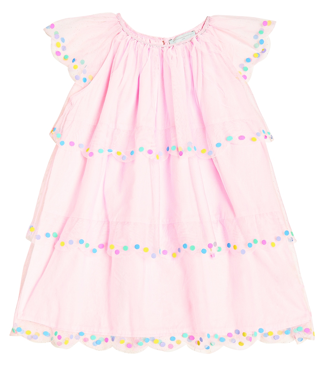 Embroidered ruffled dress | Stella McCartney Kids
