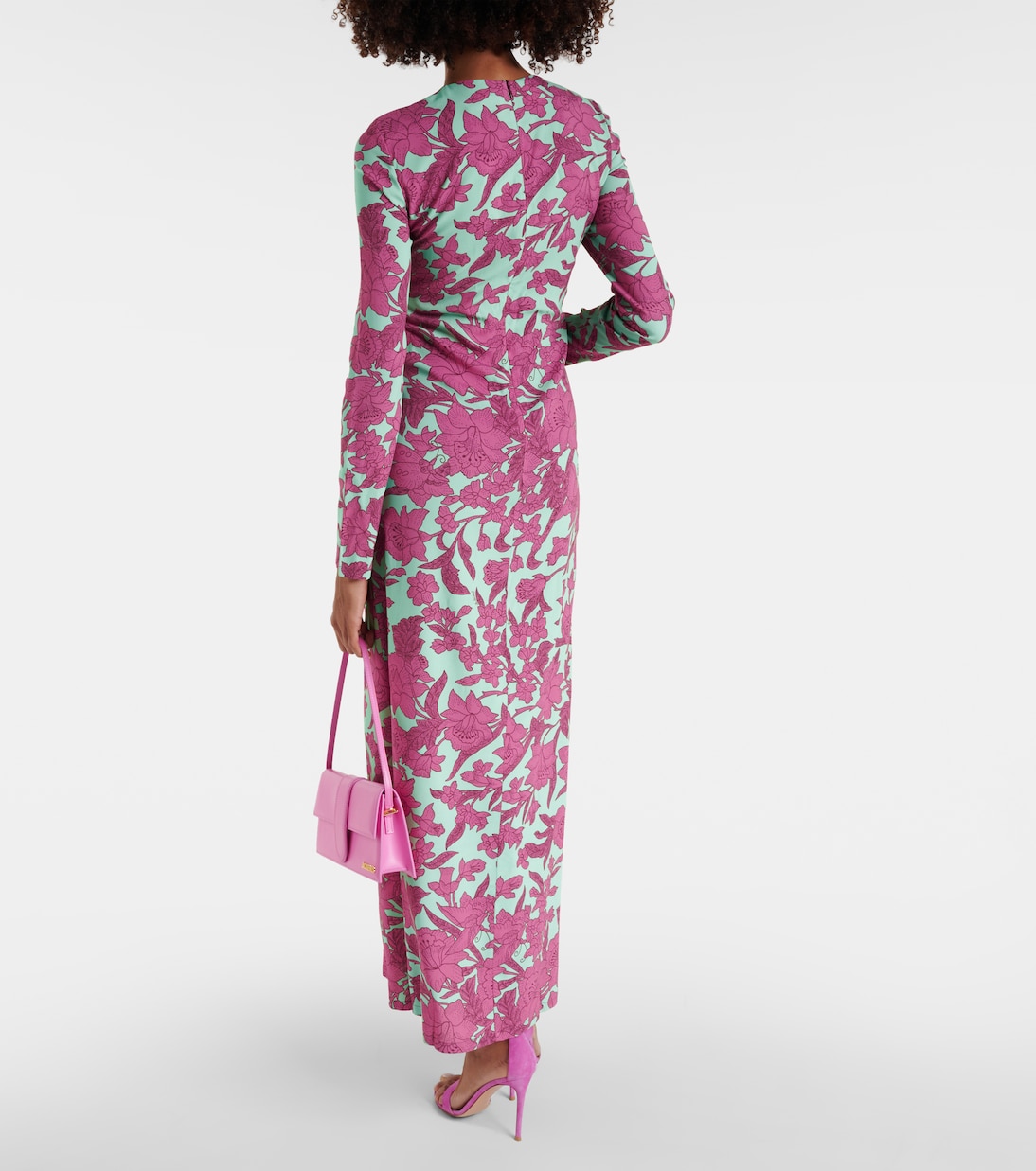 Swing printed maxi dress | La DoubleJ