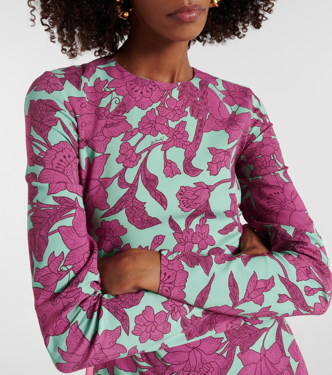 Swing printed maxi dress | La DoubleJ