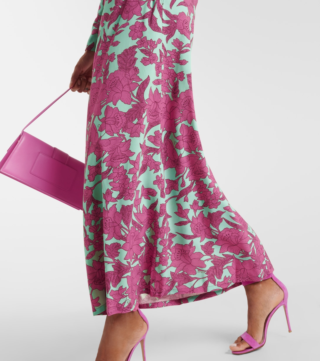 Swing printed maxi dress | La DoubleJ