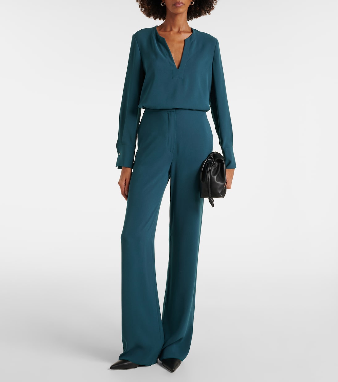 Medusa high-rise straight pants | Max Mara