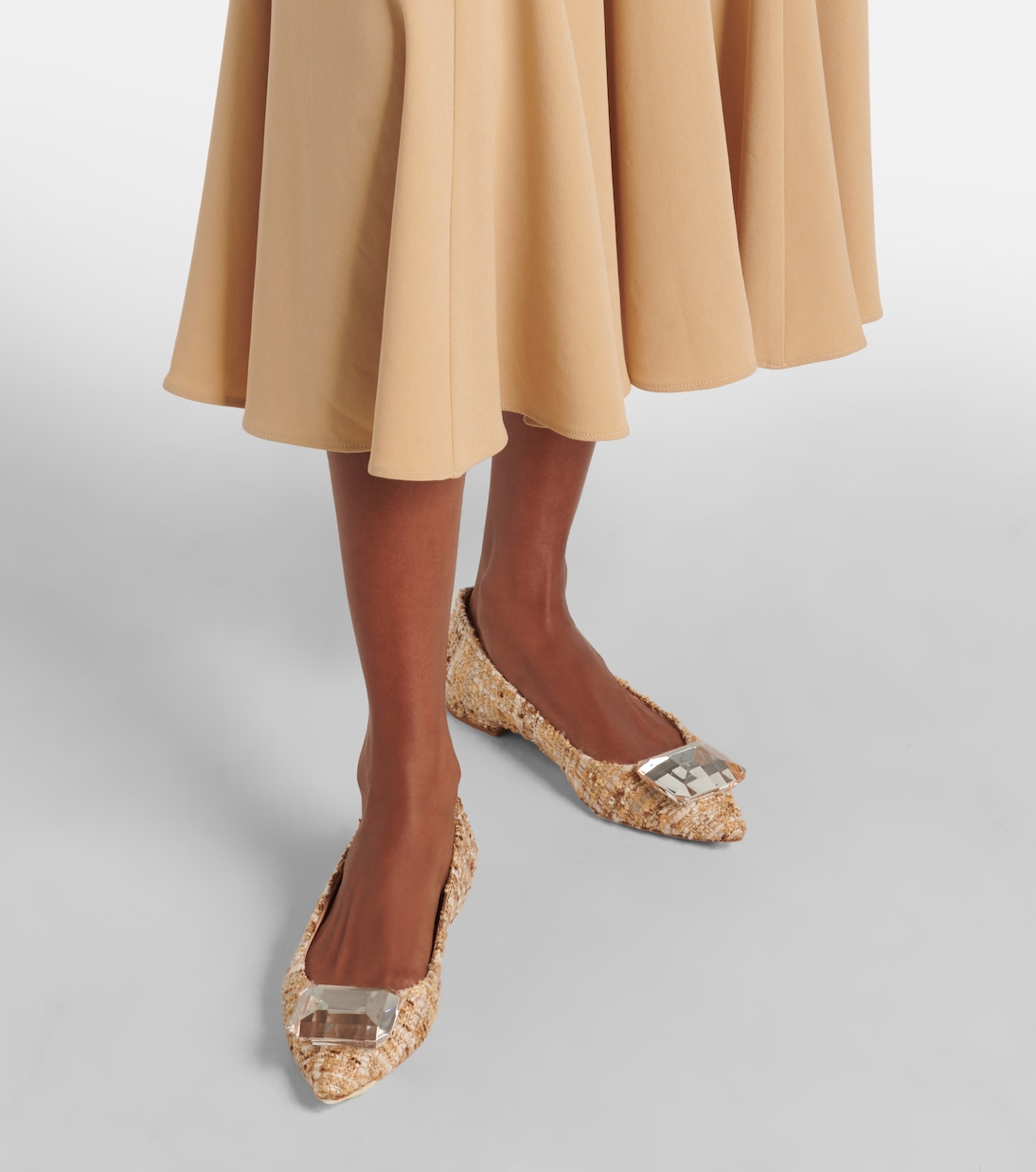 Ballerine Jaipur in bouclé | Gianvito Rossi