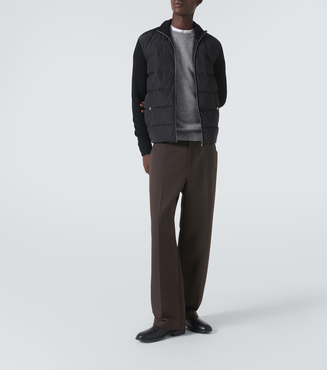 Wool-trimmed down jacket | Herno