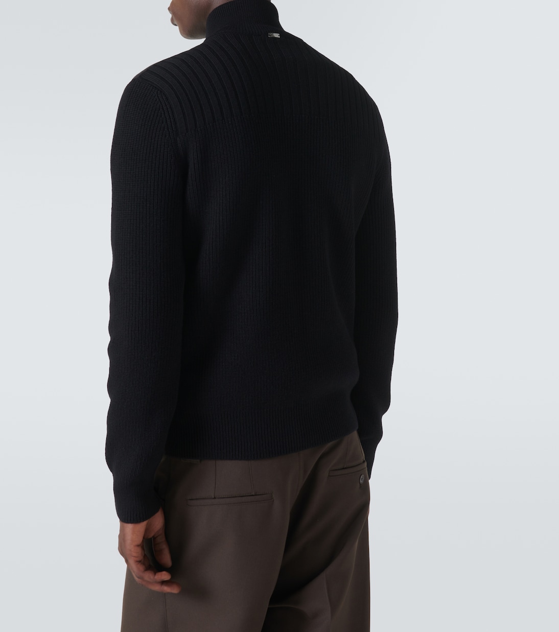 Wool-trimmed down jacket | Herno